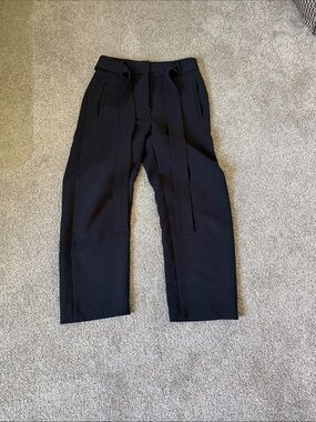 Wilfred Black Drawstring Jogger Pants